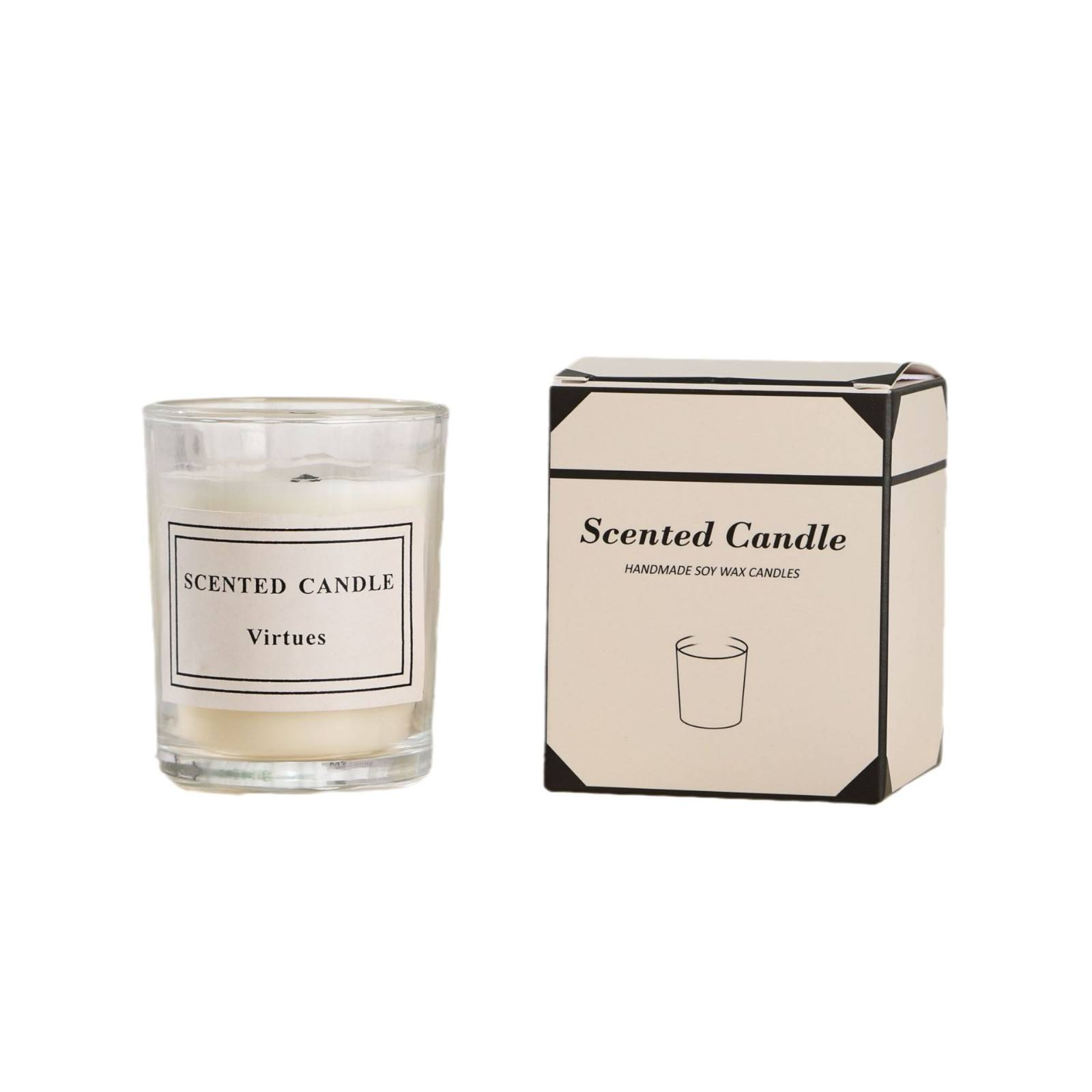 Wholesale small aromatherapy candles in soy wax, smoke-free, for hotels, clubs, and Christmas