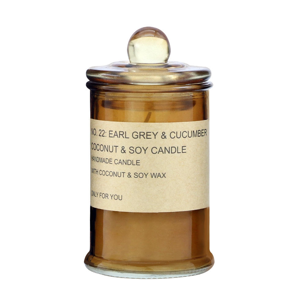 Modern Handmade Scented Soy Wax Candle in a Wishing Bottle—Registered Trademark for Valentine's Day and Diwali